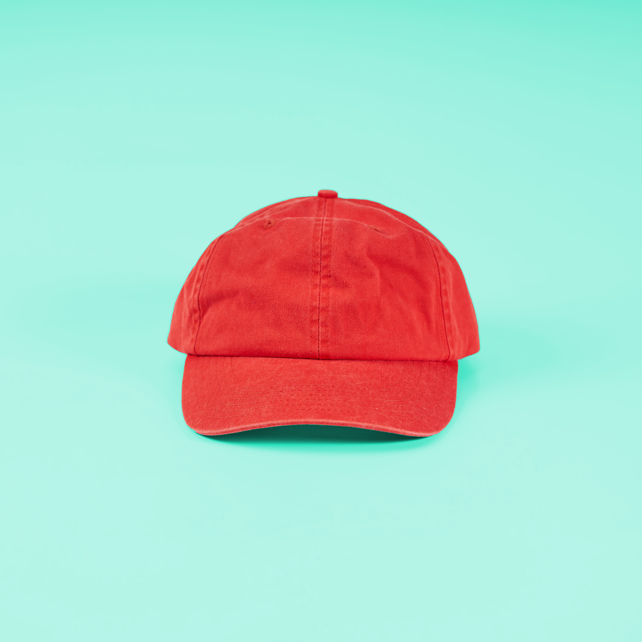 Friday Dad Cap - Racing Red Recycled