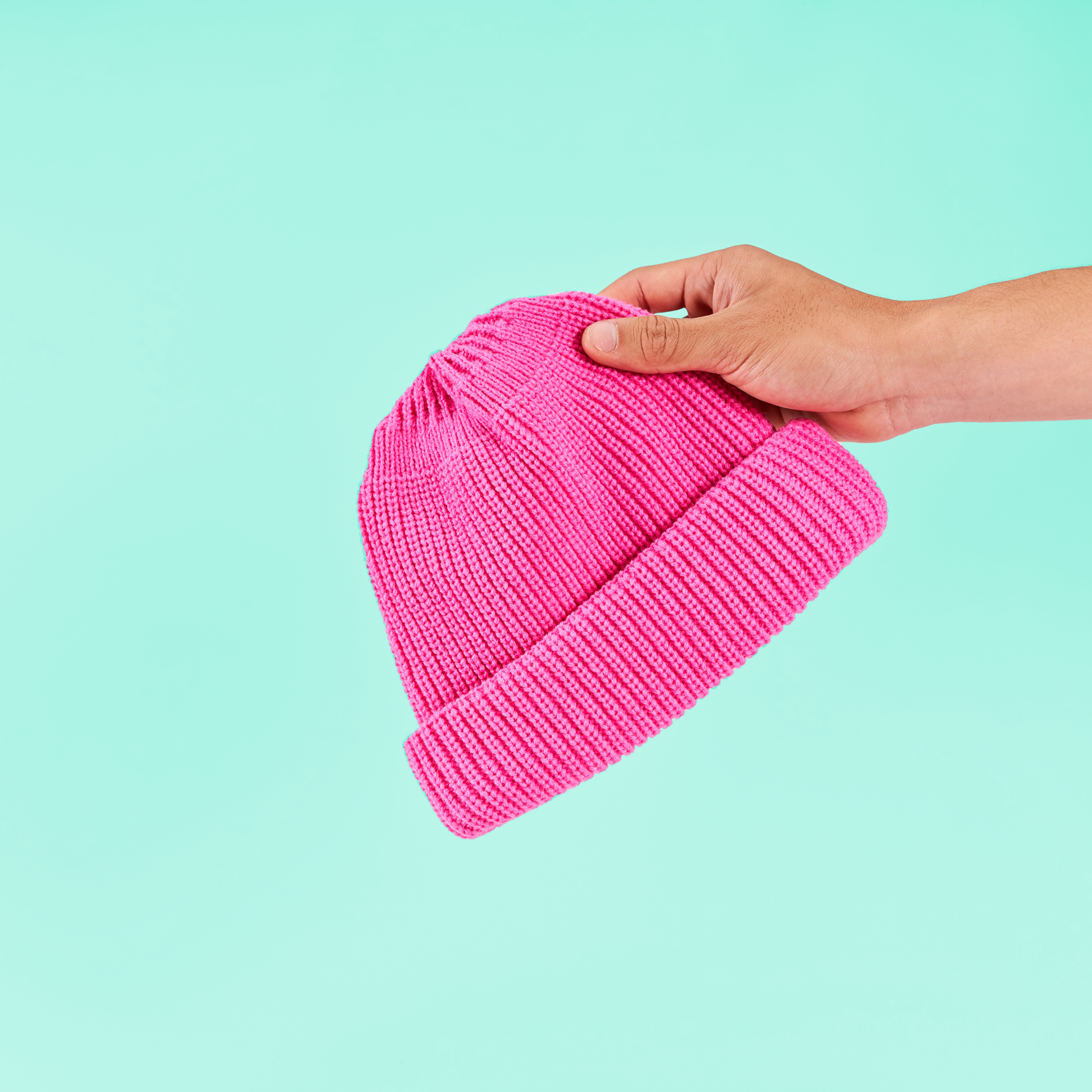 Lay Day Beanie - Hot Pink