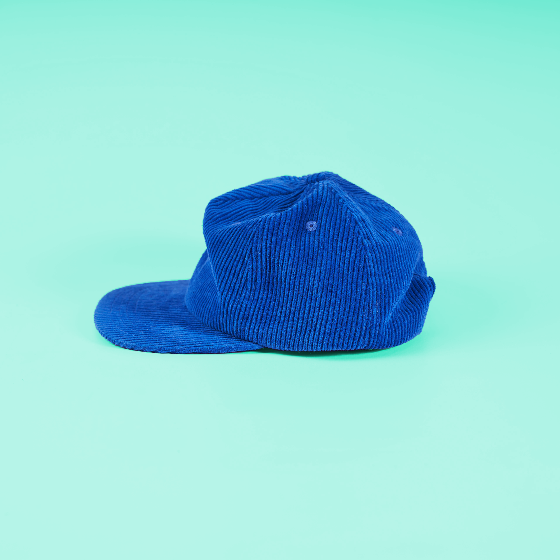 Tuesday Cap - Bright Blue Corduroy