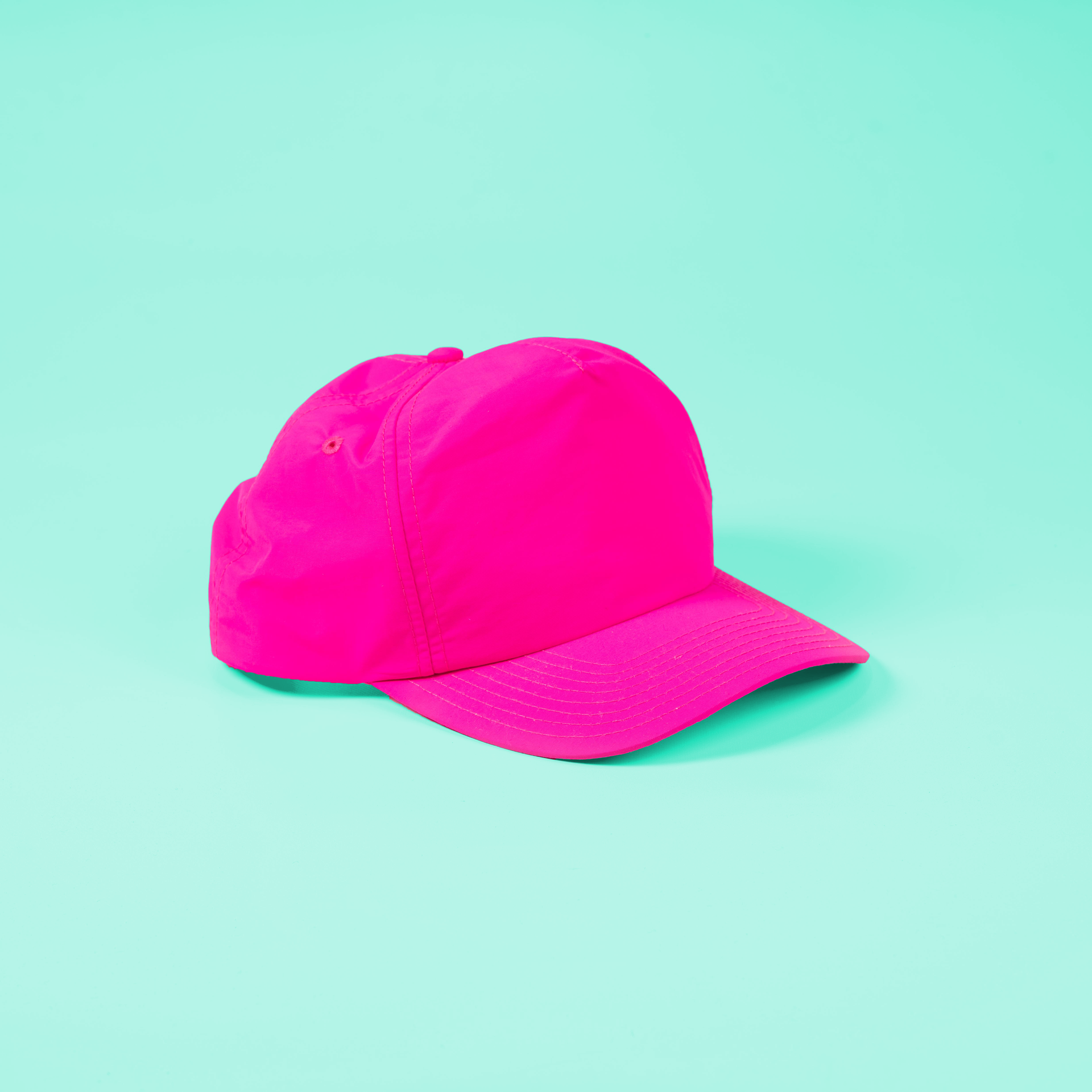 Yesterday Nylon Cap - Neon Pink